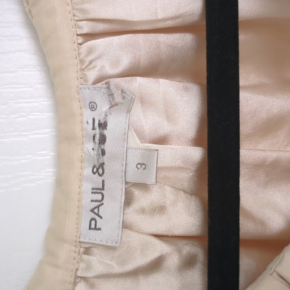 Paul & Joe Butter Yellow 100% Silk Ruffle Blouse - Picture 3 of 11